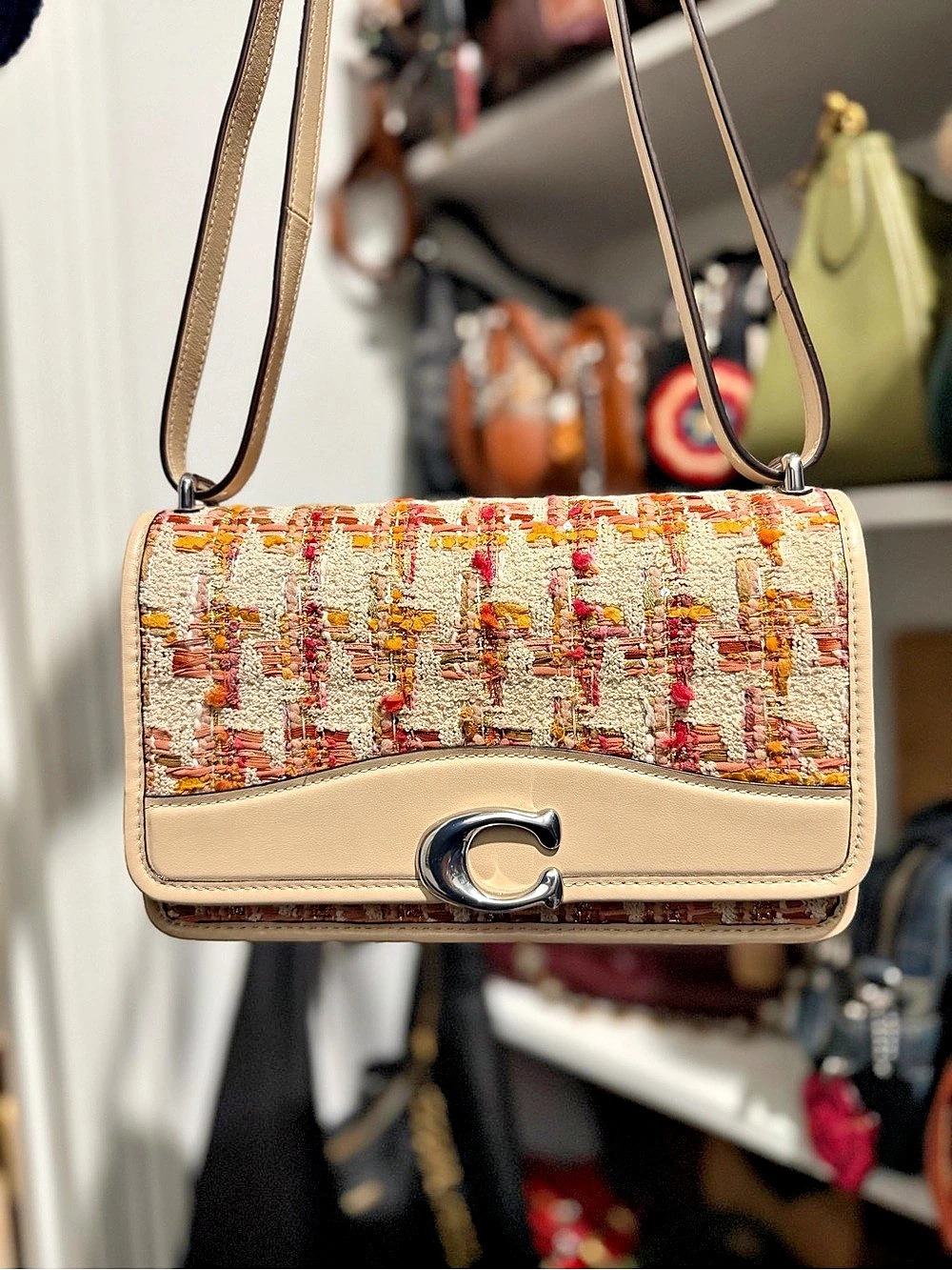 Coach Tweed Bandit Shoulder Bag